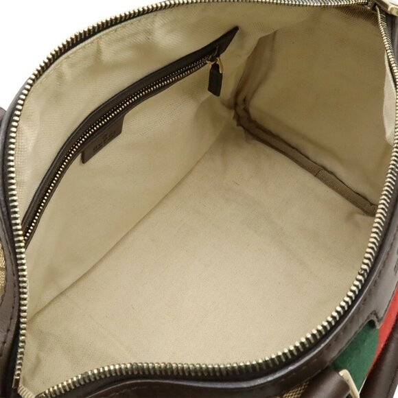 GUCCI Brown Leather Shoulder Bag - Picture 7 of 10